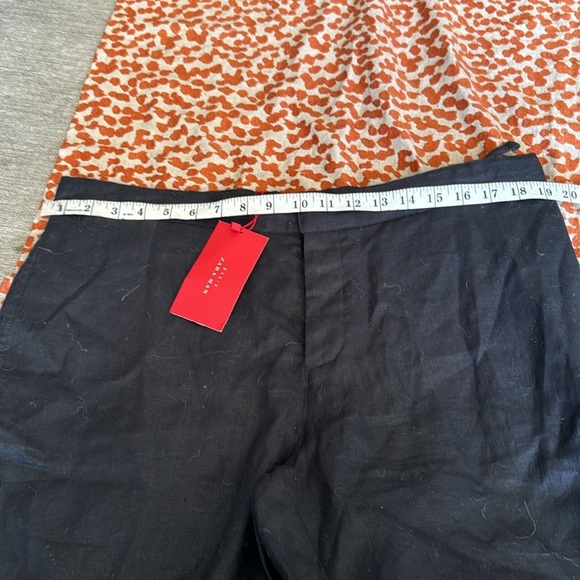 Zara Man Basic Chino Bermuda Shorts Flat Front Mid Rise Button Fly Black NWT - Picture 7 of 7